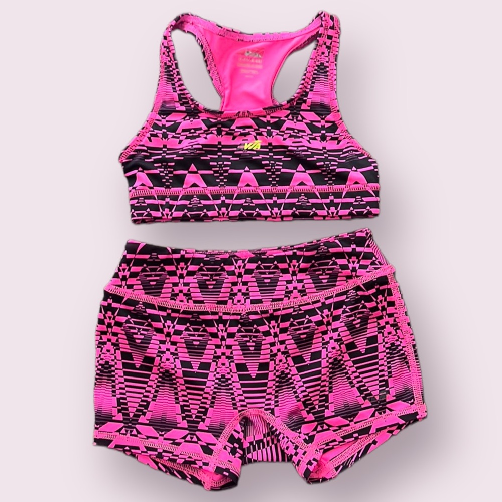 Girls Avia sports bra and matching spanx set